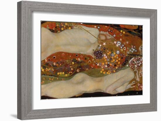 Water Serpents II, 1904-07-Gustav Klimt-Framed Giclee Print