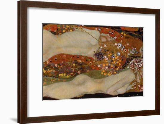 Water Serpents II, 1904-07-Gustav Klimt-Framed Giclee Print