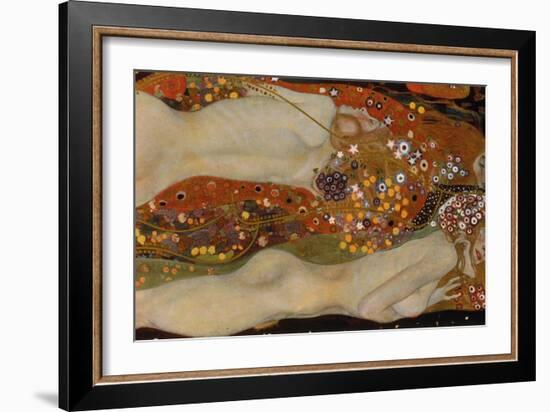 Water Serpents II, 1904-07-Gustav Klimt-Framed Giclee Print