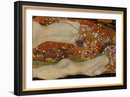 Water Serpents II, 1904-07-Gustav Klimt-Framed Giclee Print