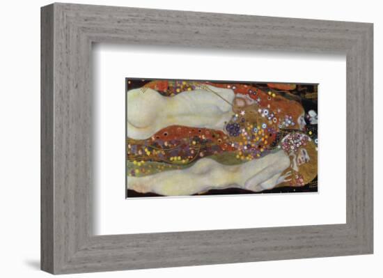 Water Serpents II, 1907-Gustav Klimt-Framed Art Print