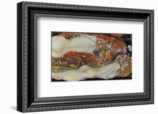 Water Serpents II, 1907-Gustav Klimt-Framed Art Print