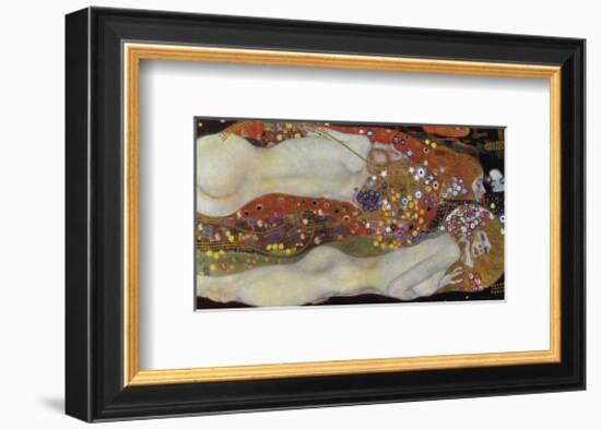 Water Serpents II, 1907-Gustav Klimt-Framed Art Print