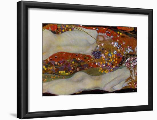 Water Serpents II, c.1907-Gustav Klimt-Framed Giclee Print