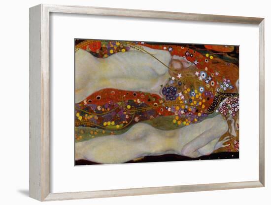 Water Serpents II, c.1907-Gustav Klimt-Framed Giclee Print