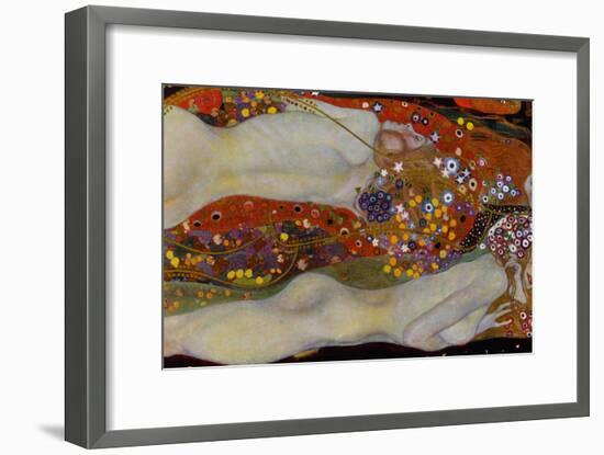 Water Serpents II, c.1907-Gustav Klimt-Framed Giclee Print