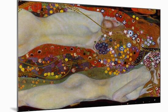 Water Serpents II, c.1907-Gustav Klimt-Mounted Giclee Print