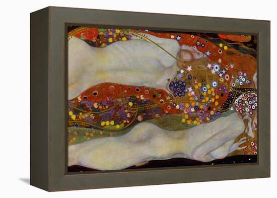 Water Serpents II, c.1907-Gustav Klimt-Framed Premier Image Canvas