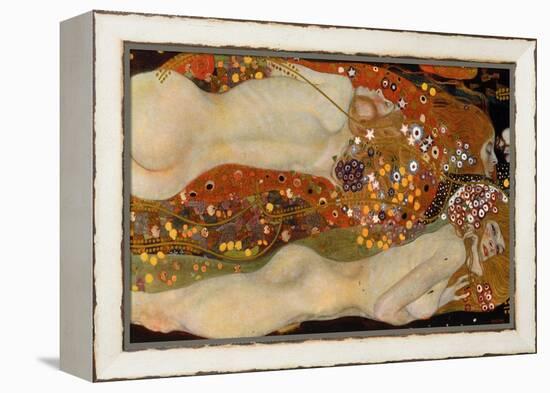 Water Serpents II, (Friends) 1904-07-Gustav Klimt-Framed Premier Image Canvas