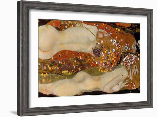 Water Serpents II, (Friends) 1904-07-Gustav Klimt-Framed Giclee Print