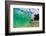 Water shot of a tubing wave off a Hawaiian beach-Mark A Johnson-Framed Photographic Print