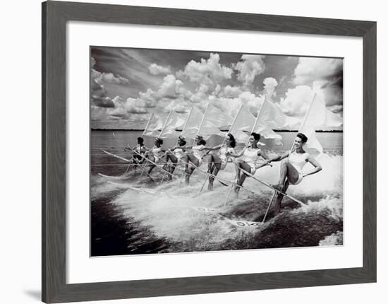 Water Ski Parade-Unknown The Chelsea Collection-Framed Art Print