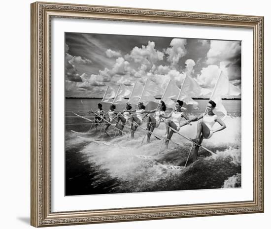 Water Ski Parade-The Chelsea Collection-Framed Giclee Print