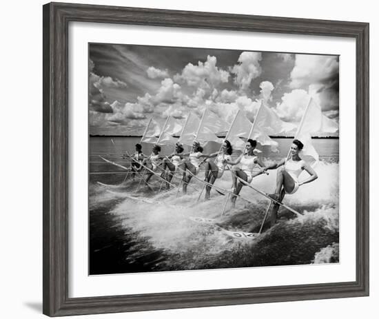 Water Ski Parade-The Chelsea Collection-Framed Giclee Print
