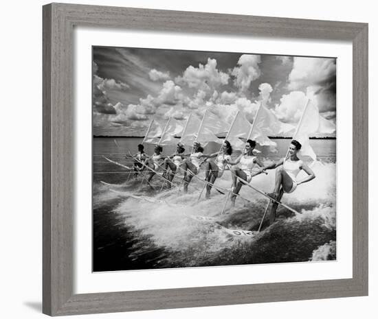 Water Ski Parade-The Chelsea Collection-Framed Giclee Print