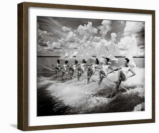 Water Ski Parade-The Chelsea Collection-Framed Giclee Print