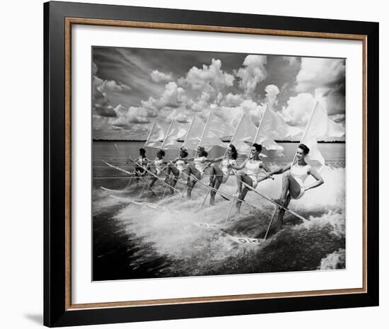 Water Ski Parade-The Chelsea Collection-Framed Giclee Print