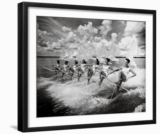 Water Ski Parade-The Chelsea Collection-Framed Giclee Print