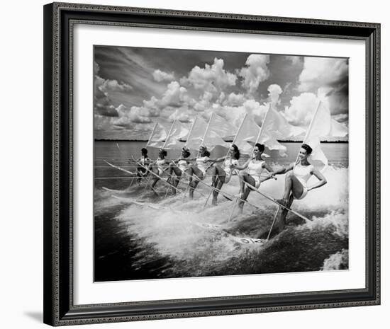 Water Ski Parade-The Chelsea Collection-Framed Giclee Print