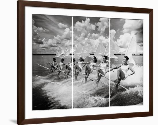 Water Ski Parade-The Chelsea Collection-Framed Giclee Print