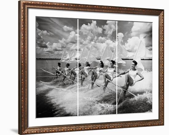 Water Ski Parade-The Chelsea Collection-Framed Giclee Print