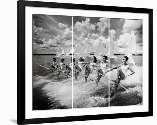 Water Ski Parade-The Chelsea Collection-Framed Giclee Print