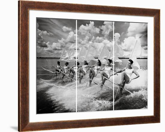 Water Ski Parade-The Chelsea Collection-Framed Giclee Print