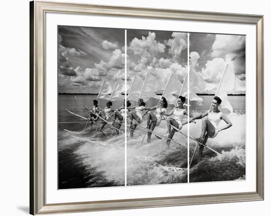 Water Ski Parade-The Chelsea Collection-Framed Giclee Print