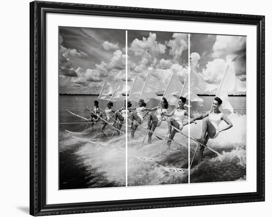 Water Ski Parade-The Chelsea Collection-Framed Giclee Print