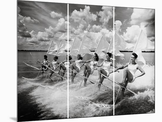 Water Ski Parade-The Chelsea Collection-Mounted Giclee Print