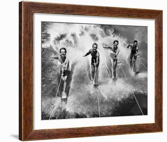 Water Ski Splash-The Chelsea Collection-Framed Giclee Print