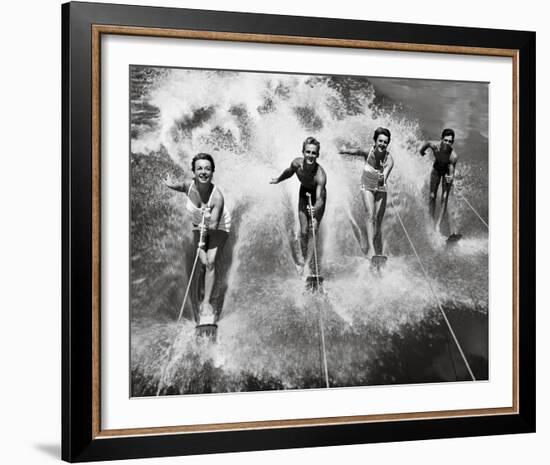 Water Ski Splash-The Chelsea Collection-Framed Giclee Print