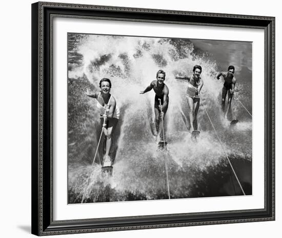 Water Ski Splash-The Chelsea Collection-Framed Giclee Print