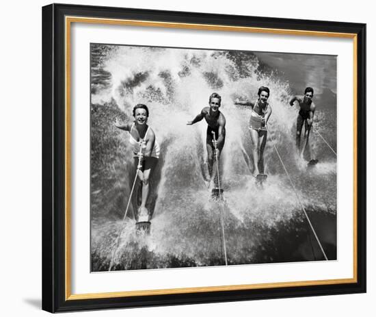 Water Ski Splash-The Chelsea Collection-Framed Giclee Print