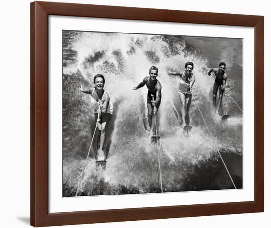 Water Ski Splash-The Chelsea Collection-Framed Giclee Print