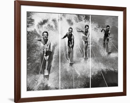 Water Ski Splash-The Chelsea Collection-Framed Giclee Print