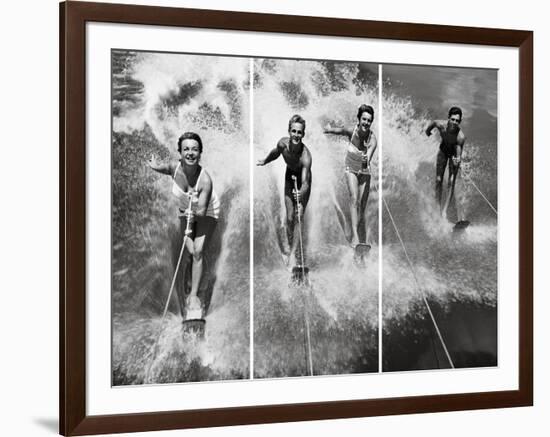 Water Ski Splash-The Chelsea Collection-Framed Giclee Print