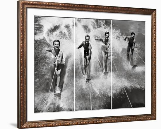 Water Ski Splash-The Chelsea Collection-Framed Giclee Print