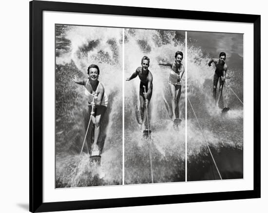 Water Ski Splash-The Chelsea Collection-Framed Giclee Print