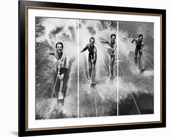 Water Ski Splash-The Chelsea Collection-Framed Giclee Print