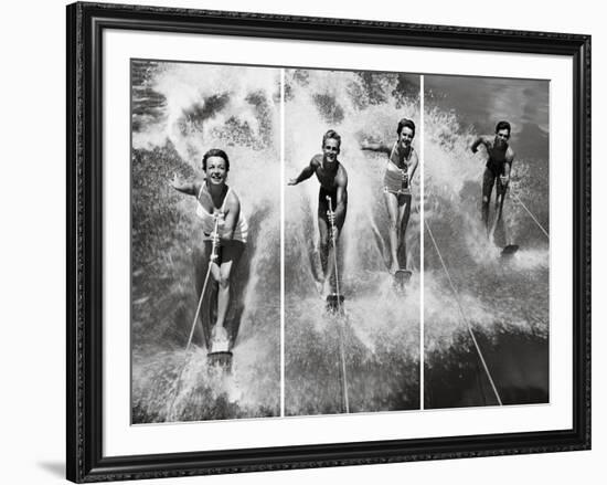 Water Ski Splash-The Chelsea Collection-Framed Giclee Print