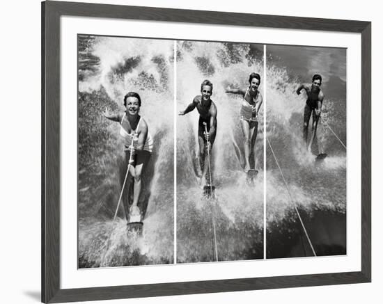 Water Ski Splash-The Chelsea Collection-Framed Giclee Print