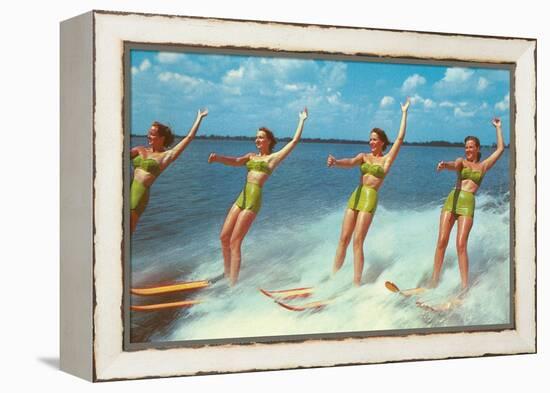 Water Skiers, Florida-null-Framed Stretched Canvas