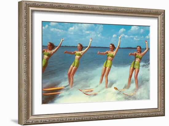 Water Skiers, Florida-null-Framed Art Print