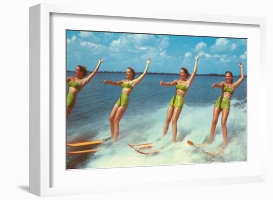 Water Skiers, Florida-null-Framed Art Print