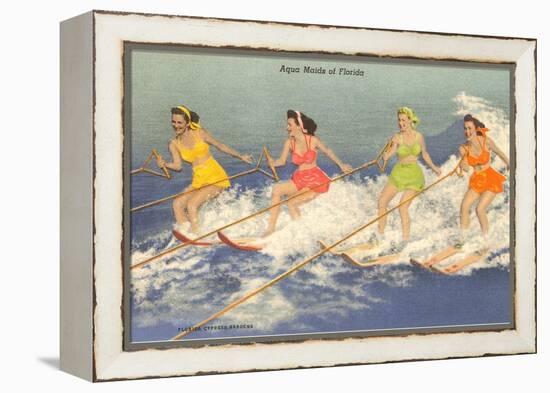 Water Skiers, Florida-null-Framed Stretched Canvas