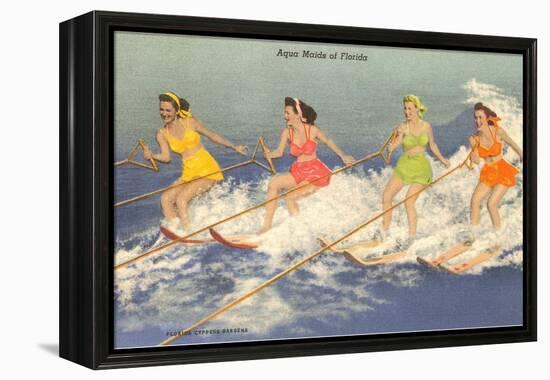 Water Skiers, Florida-null-Framed Stretched Canvas