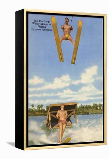Water Skiers, Florida-null-Framed Stretched Canvas