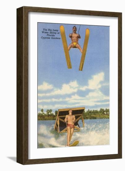 Water Skiers, Florida-null-Framed Art Print