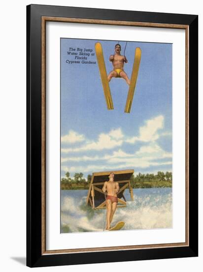 Water Skiers, Florida-null-Framed Art Print